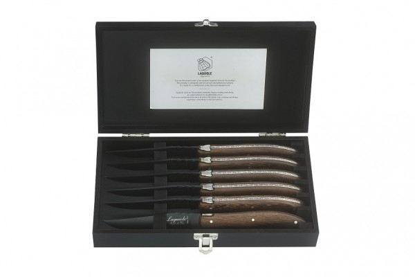 Luxury Line Steakmesser Wenge Schwarz